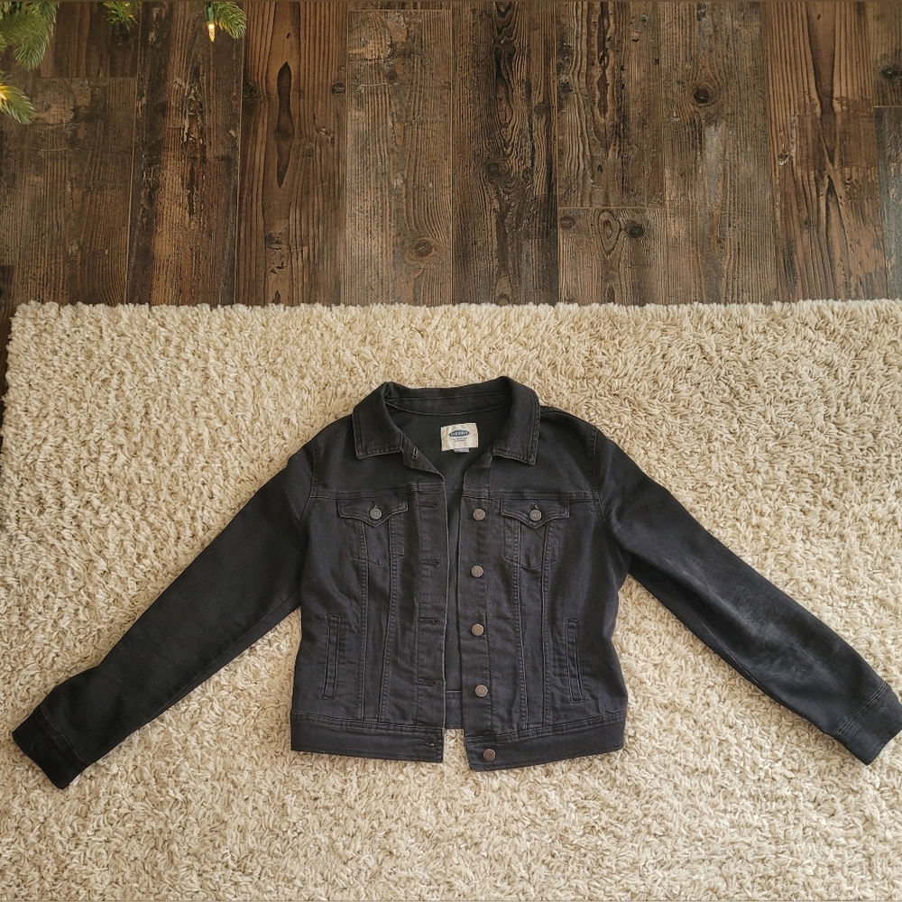 Old Navy Black Jean Jacket